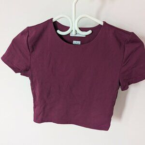 Babaton Contour Crew Cropped T-shirt